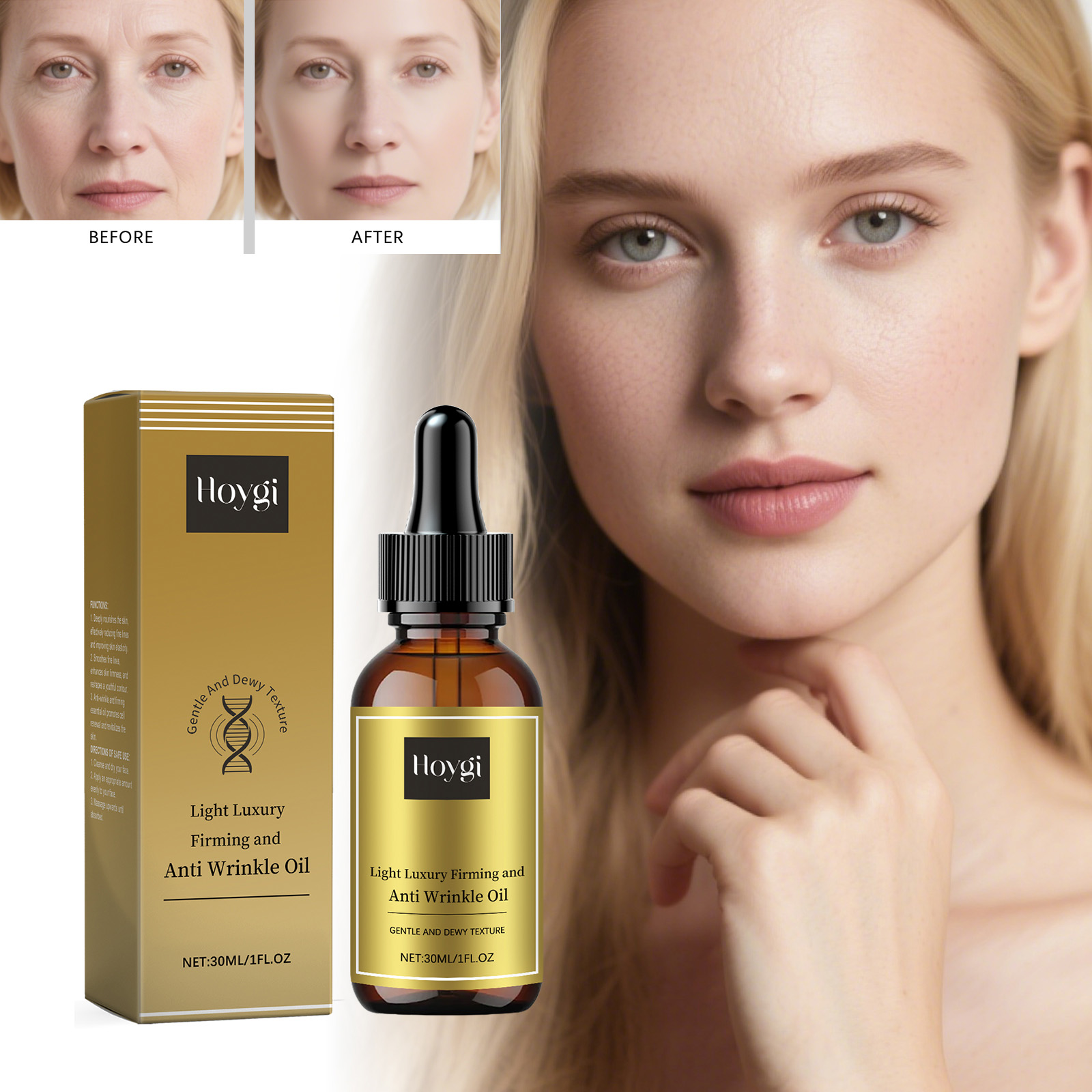 Luxury Skincare Aesthetic - Укрепляющее масло для ухода за лицом,