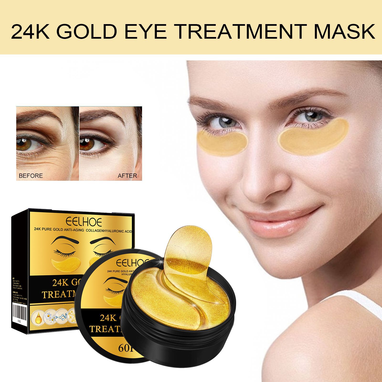 Роскошная маска для глаз с 24- – обзор и цена Luxury Skincare Treatments
