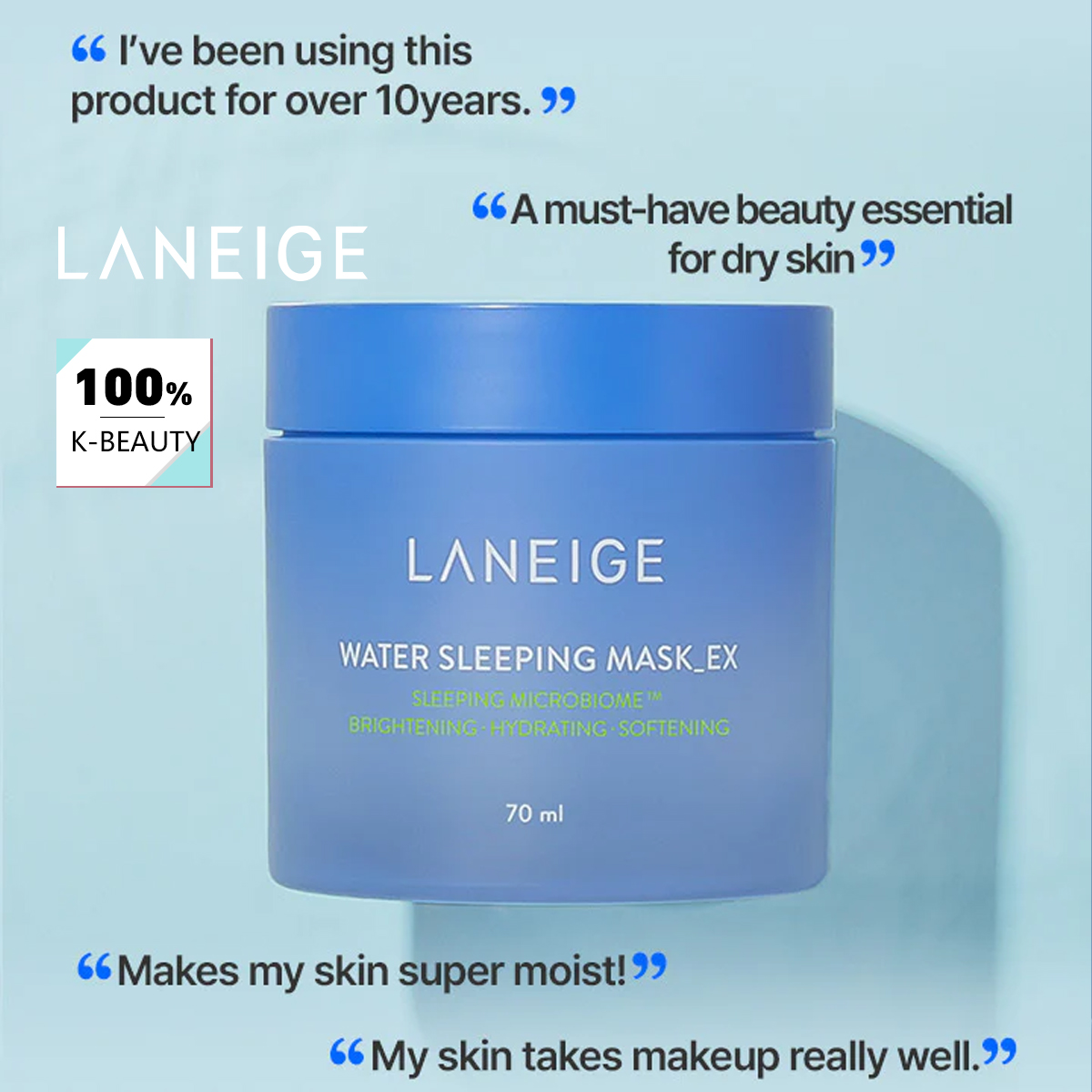 LANEIGE Water Sleeping Mask 70 – обзор и цена Luxury Skincare In Korea